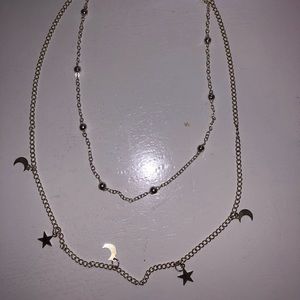 Moon & Stars Stacked Necklace